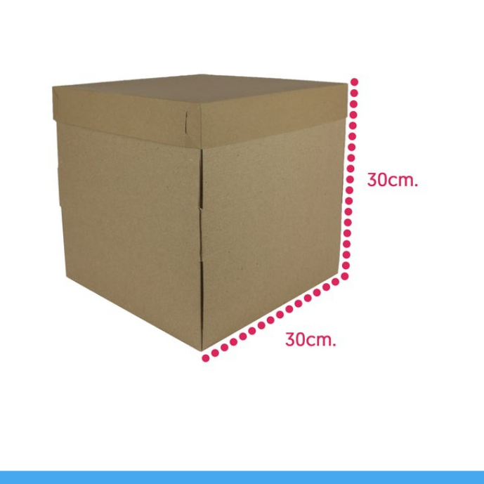 Special Corrugated Cardboard Box for Cake - Made from Recycled Material